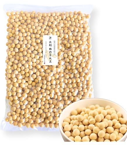 Amazon.co.jp: 国産 大豆 【令和7年産】 北海道産 つるの子大豆 5kg